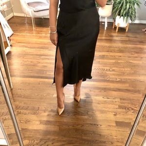 Bishop and Young Black Slip Skirt